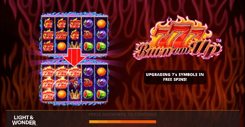 Στιγμιότυπο Οθόνης 777 Burn 'Em Up
