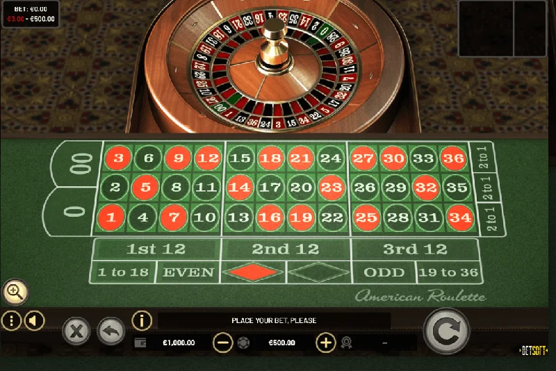 Στιγμιότυπο Οθόνης American Roulette