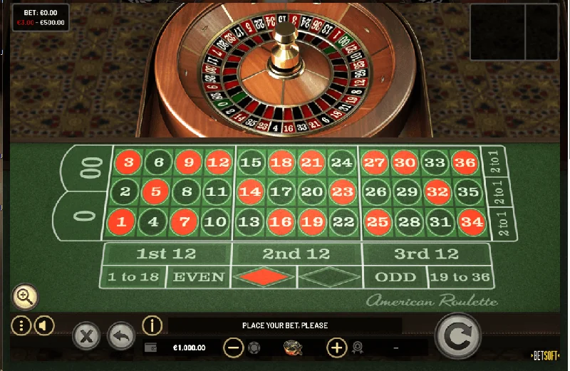 Στιγμιότυπο οθόνης American Roulette
