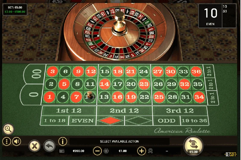 Στιγμιότυπο American Roulette