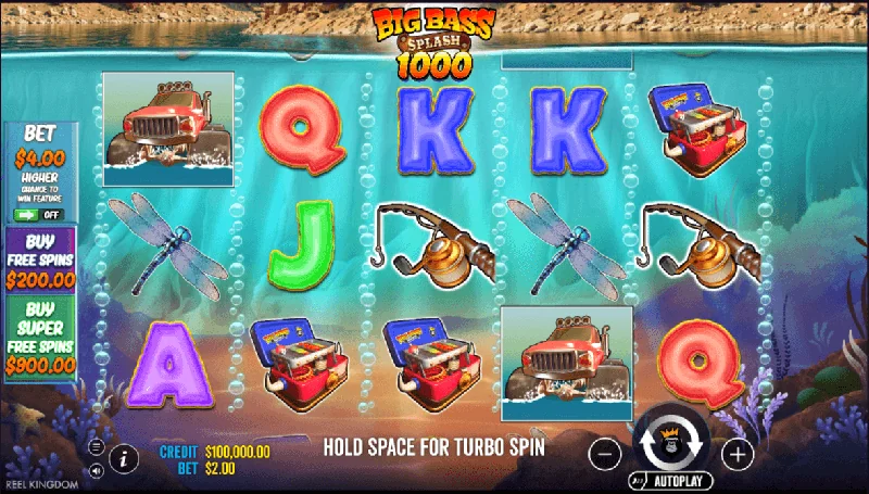 Στιγμιότυπο Big Bass Splash 1000