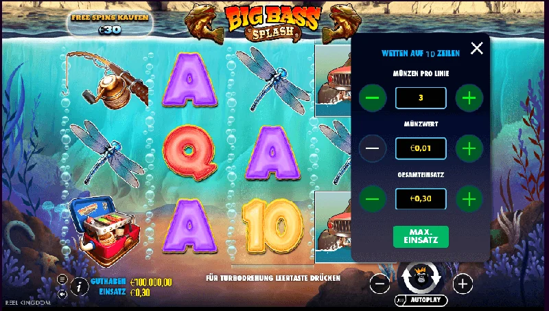 Στιγμιότυπο Big Bass Splash