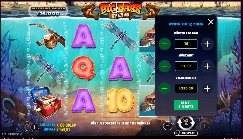 Στιγμιότυπο Big Bass Splash