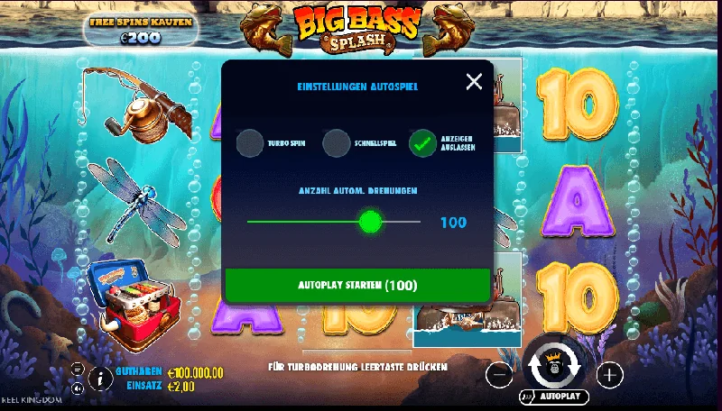 Στιγμιότυπο Big Bass Splash
