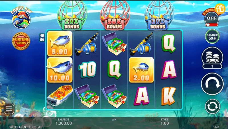 Στιγμιότυπο Big Fishing Net Fortune