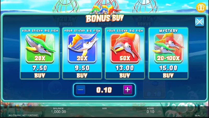 Στιγμιότυπο Big Fishing Net Fortune