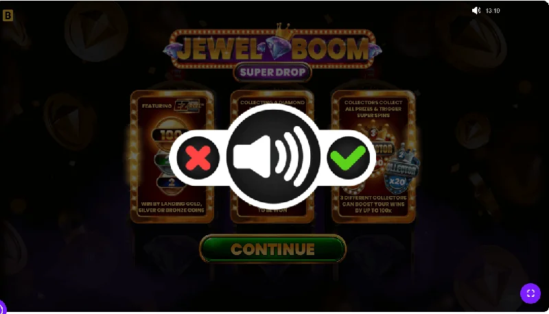 Στιγμιότυπο οθόνης Jewel Boom Super Drop