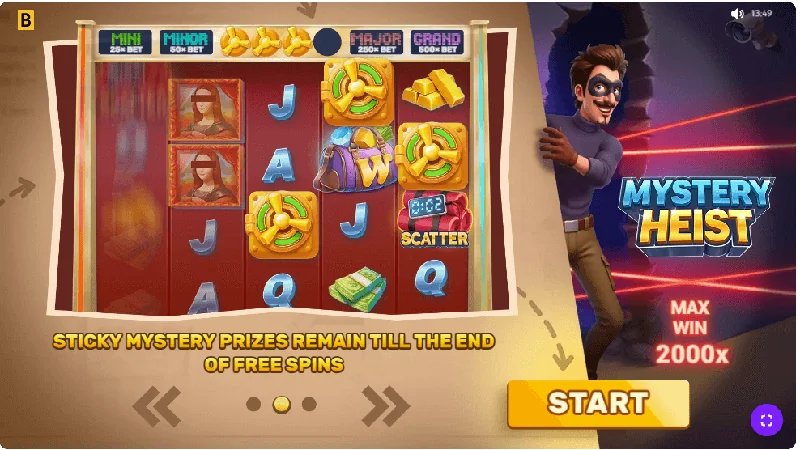 Στιγμιότυπο οθόνης Mystery Heist