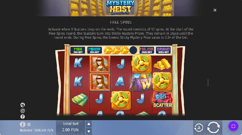 Στιγμιότυπο οθόνης Mystery Heist