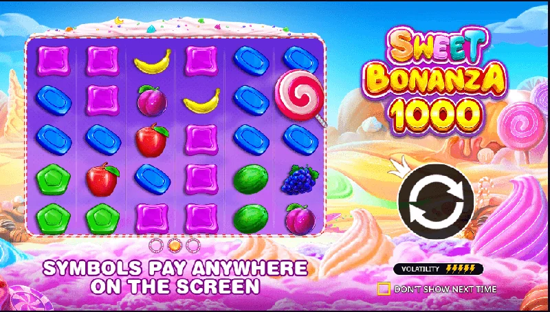Στιγμιότυπο οθόνης Sweet Bonanza 1000