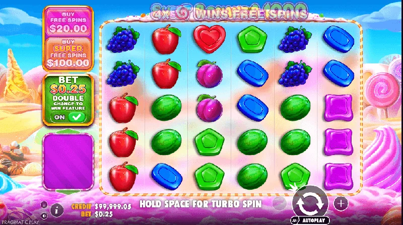 Στιγμιότυπο οθόνης Sweet Bonanza 1000