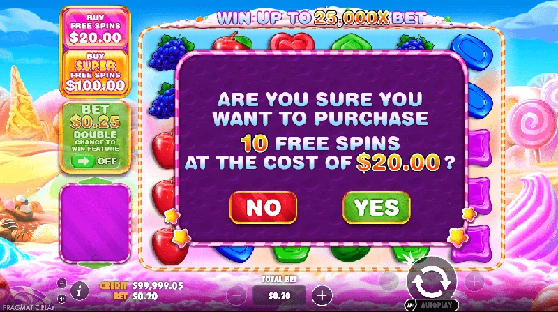 Στιγμιότυπο οθόνης Sweet Bonanza 1000