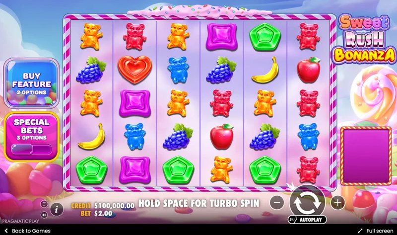 Στιγμιότυπο Sweet Rush Bonanza