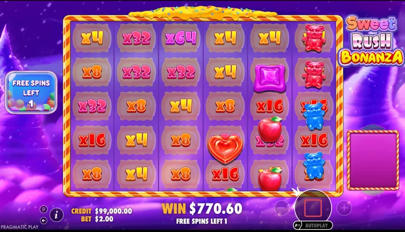 Στιγμιότυπο Sweet Rush Bonanza