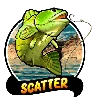 Σύμβολο Scatter Ψάρι Bass Big Bass Splash