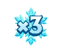 Σύμβολο Πολλαπλασιαστή Νιφάδας Divine Queen Heart of Ice