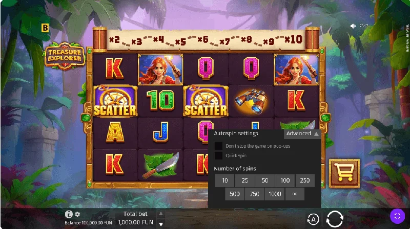 Στιγμιότυπο Treasure Explorer