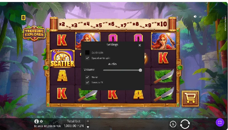 Στιγμιότυπο Treasure Explorer